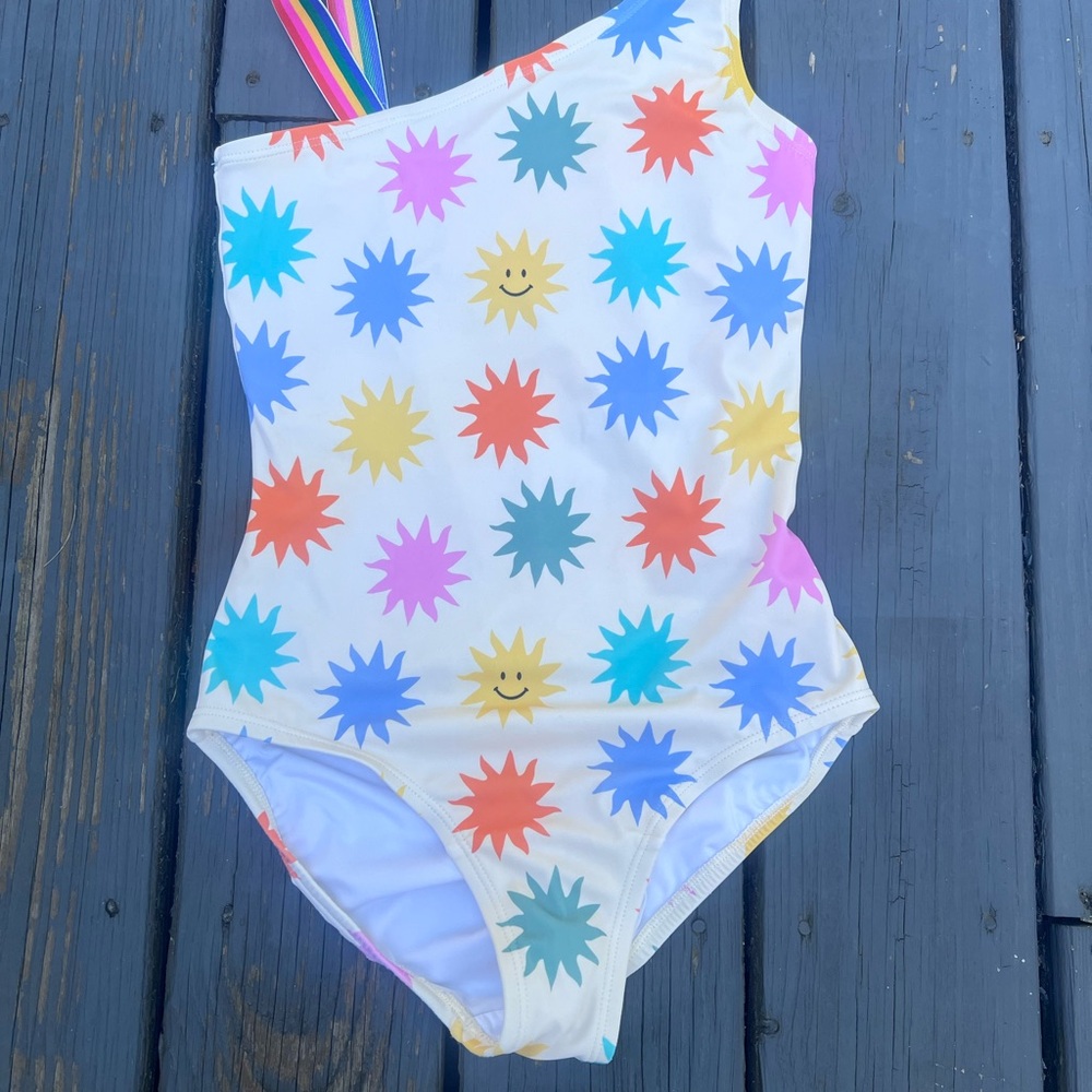 Hanna Andersson Colorful Starburst Kids Swimsuit